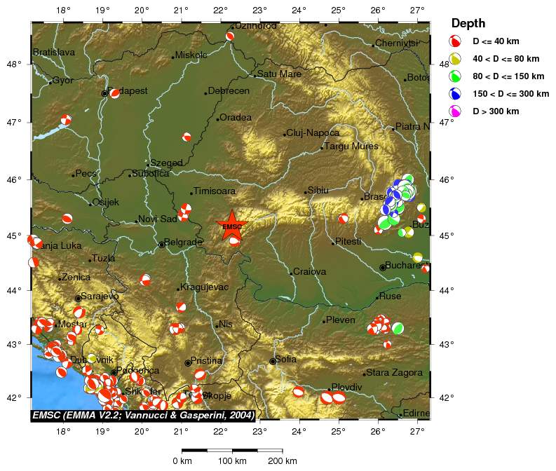 Regional moment Tensor