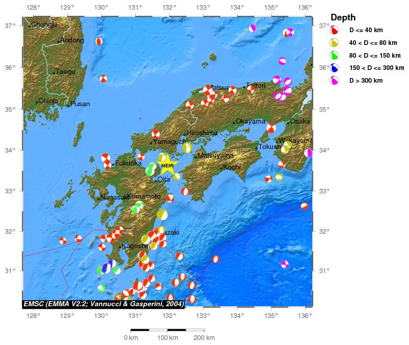 Regional moment Tensor