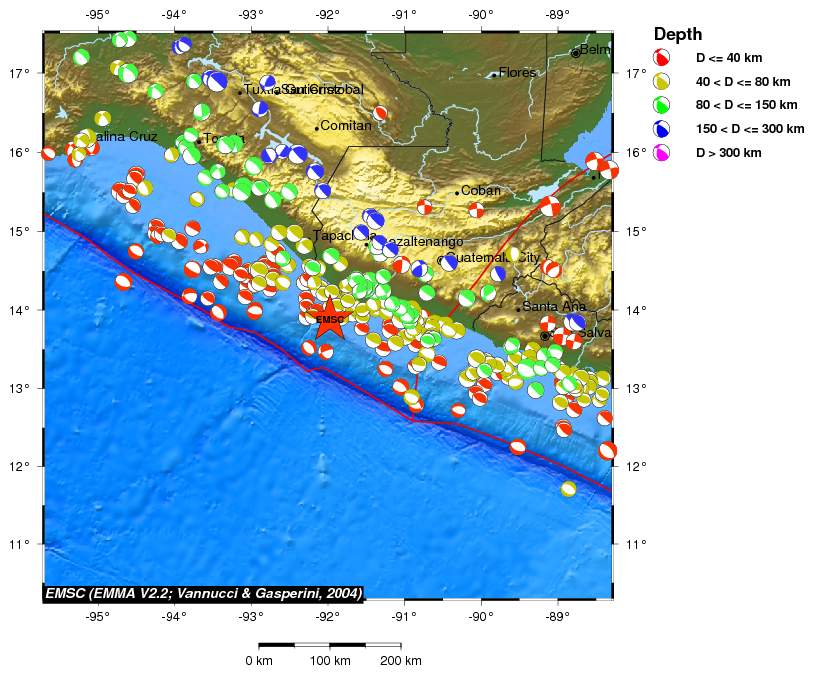 Regional moment Tensor
