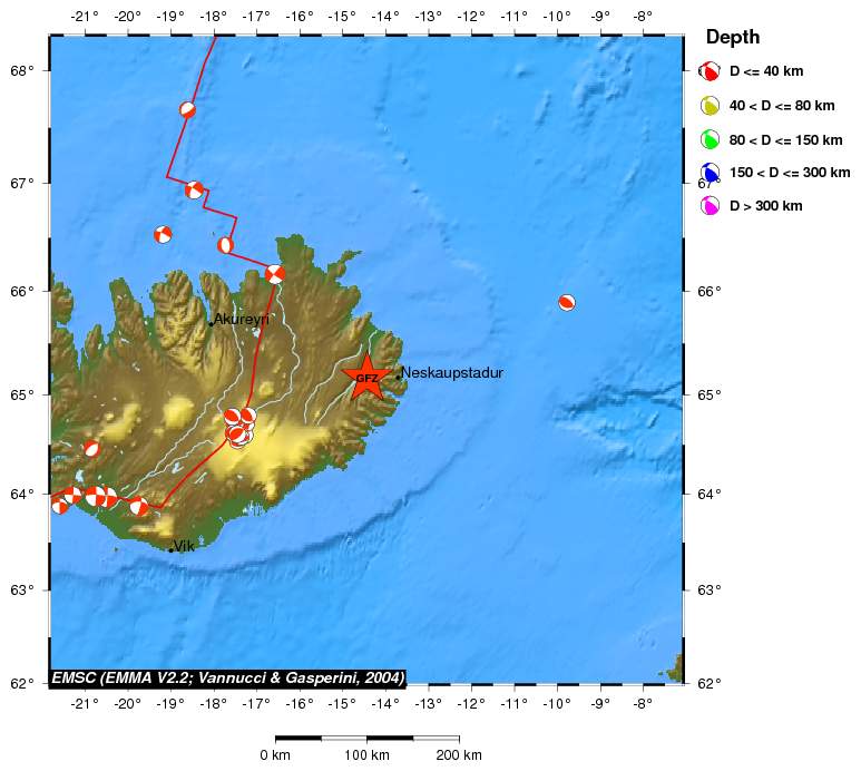 Regional moment Tensor