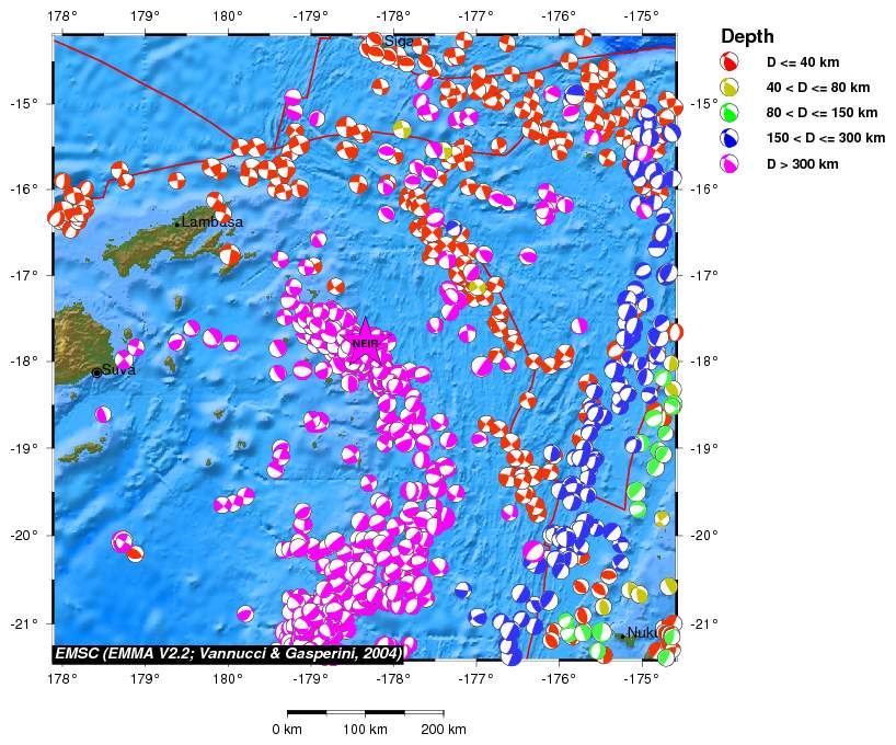 Regional moment Tensor