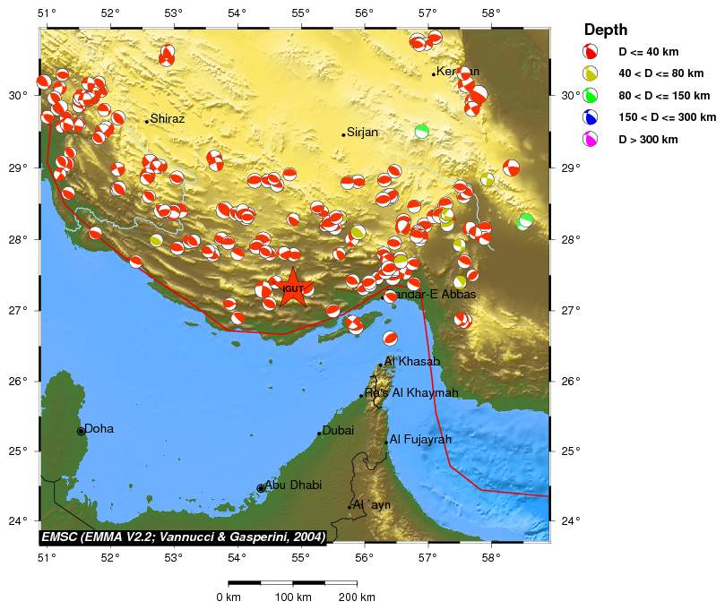 Regional moment Tensor
