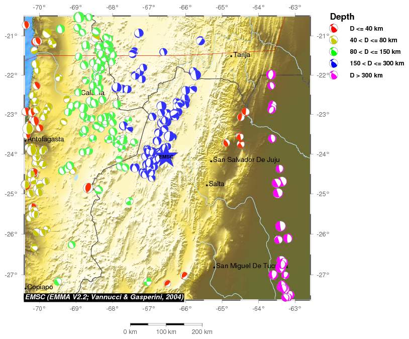 Regional moment Tensor