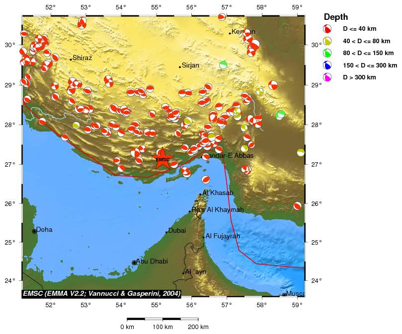 Regional moment Tensor