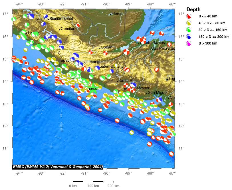 Regional moment Tensor