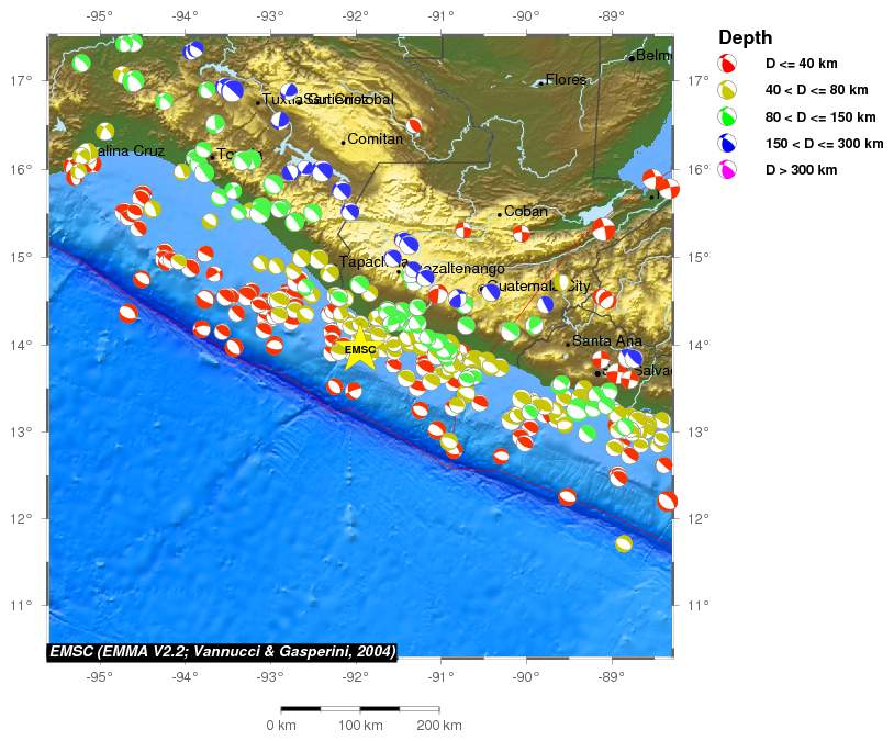 Regional moment Tensor