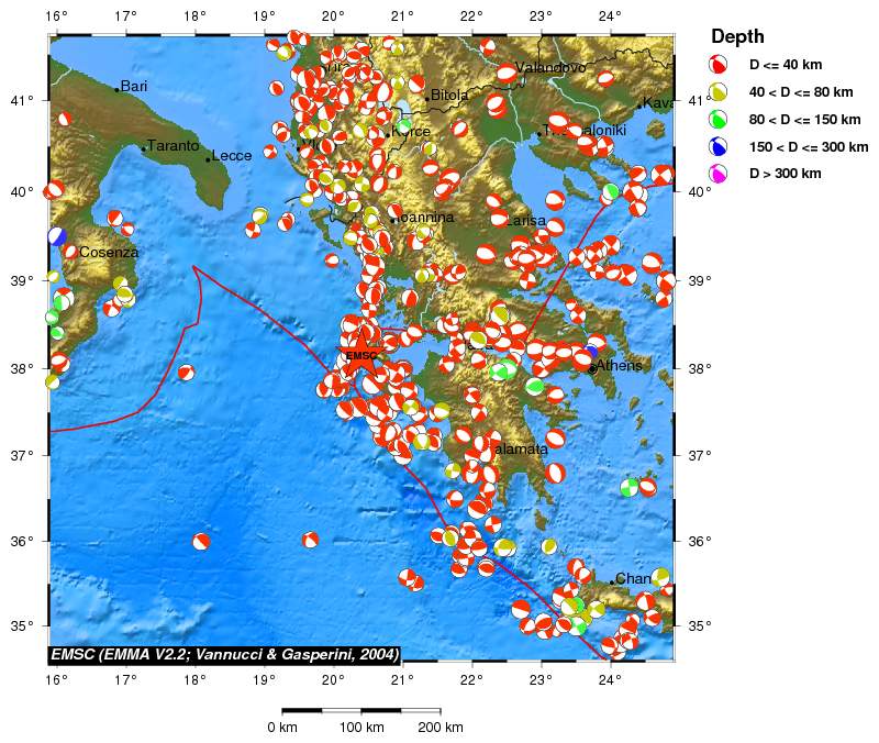 Regional moment Tensor