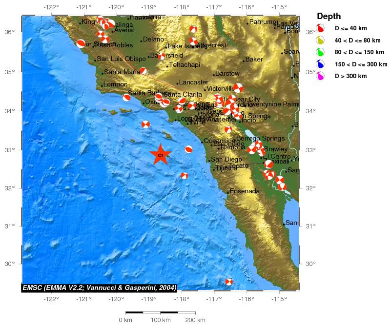 Regional moment Tensor