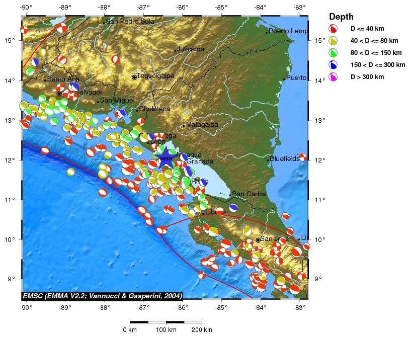 Regional moment Tensor
