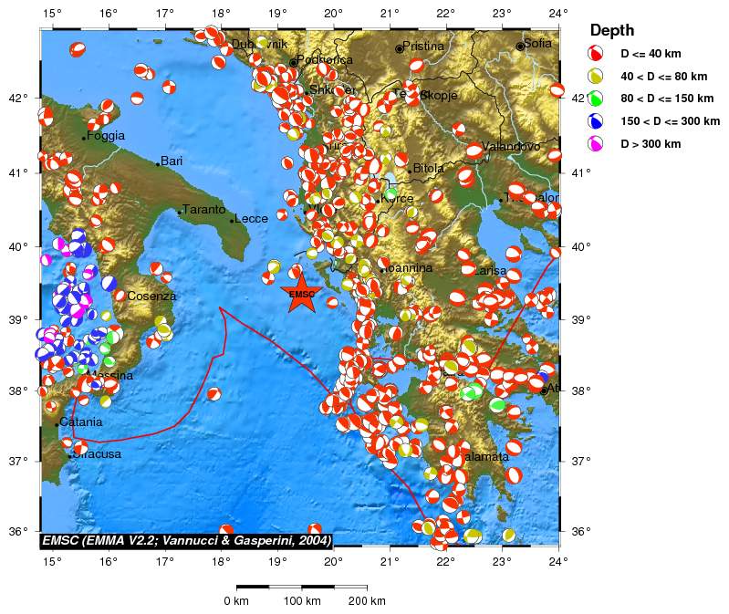 Regional moment Tensor