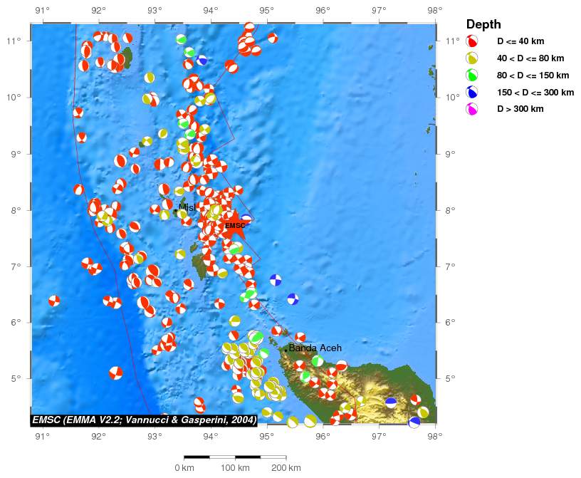 Regional moment Tensor