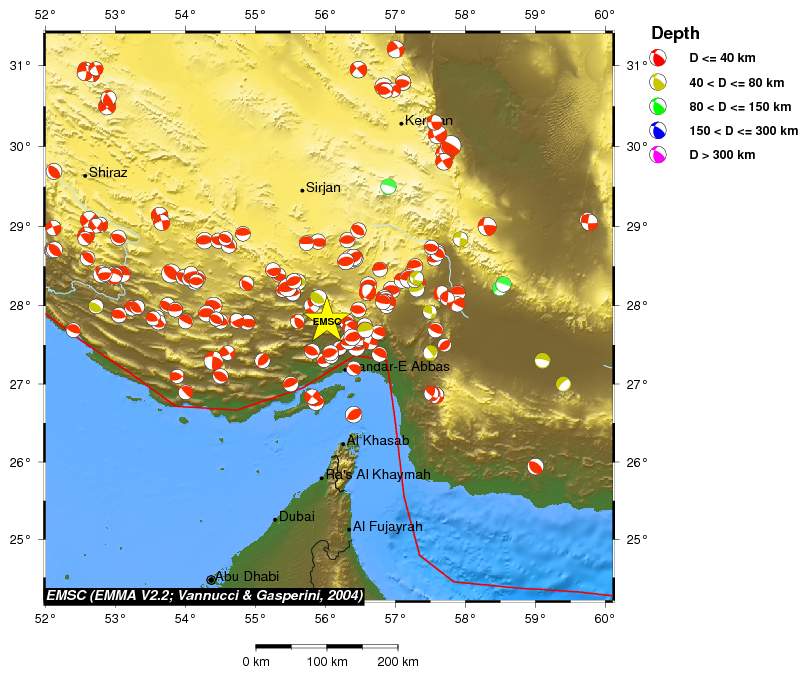 Regional moment Tensor