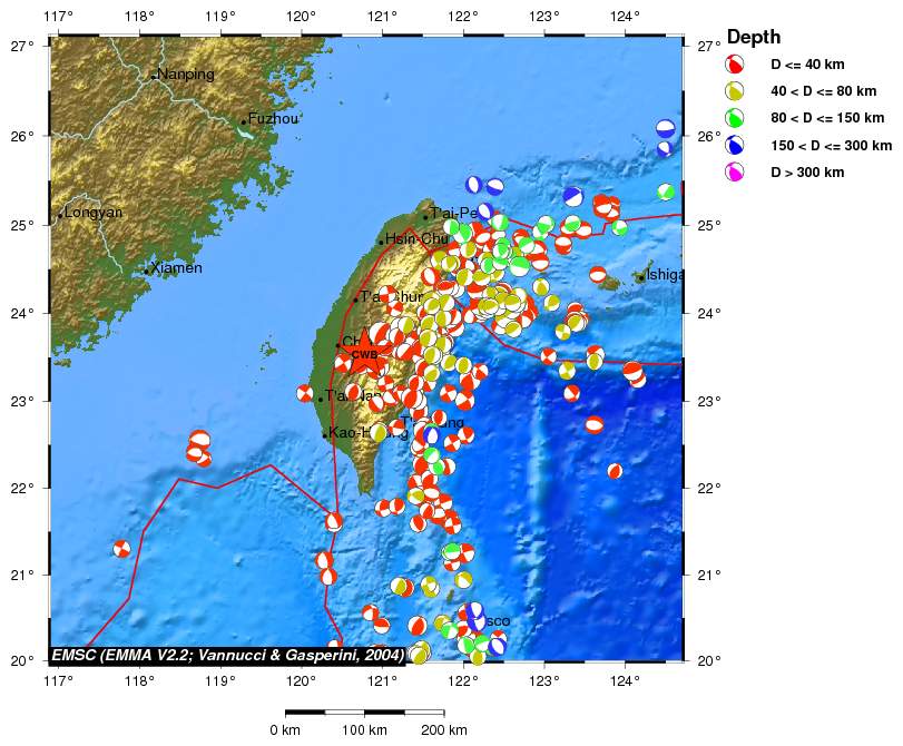 Regional moment Tensor