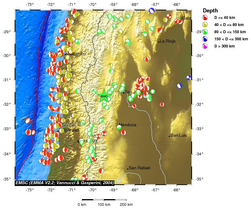 Regional moment Tensor