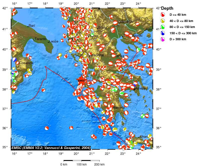 Regional moment Tensor