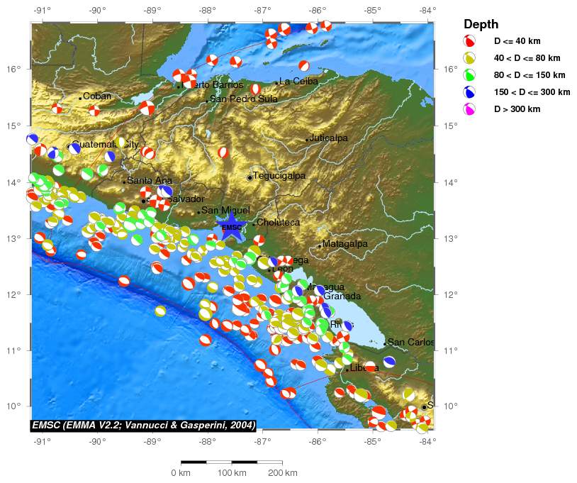 Regional moment Tensor