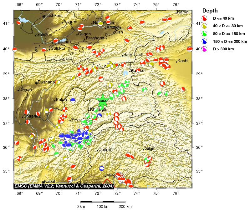 Regional moment Tensor