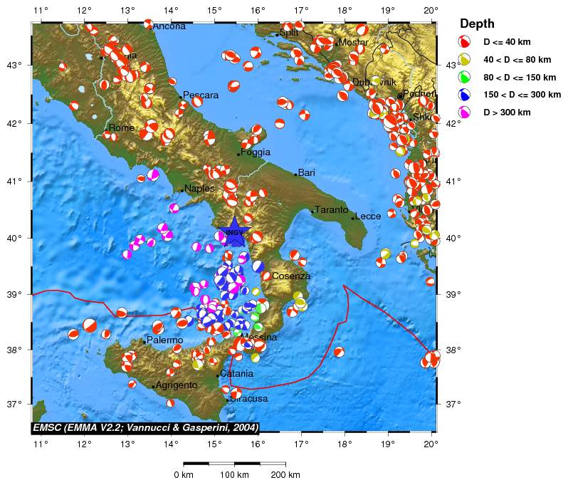 Regional moment Tensor