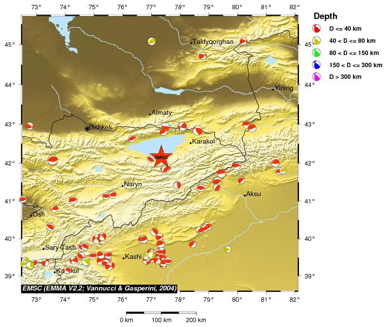 Regional moment Tensor