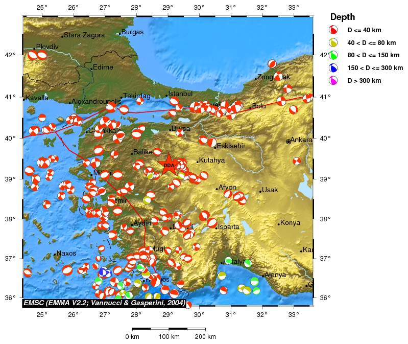 Regional moment Tensor
