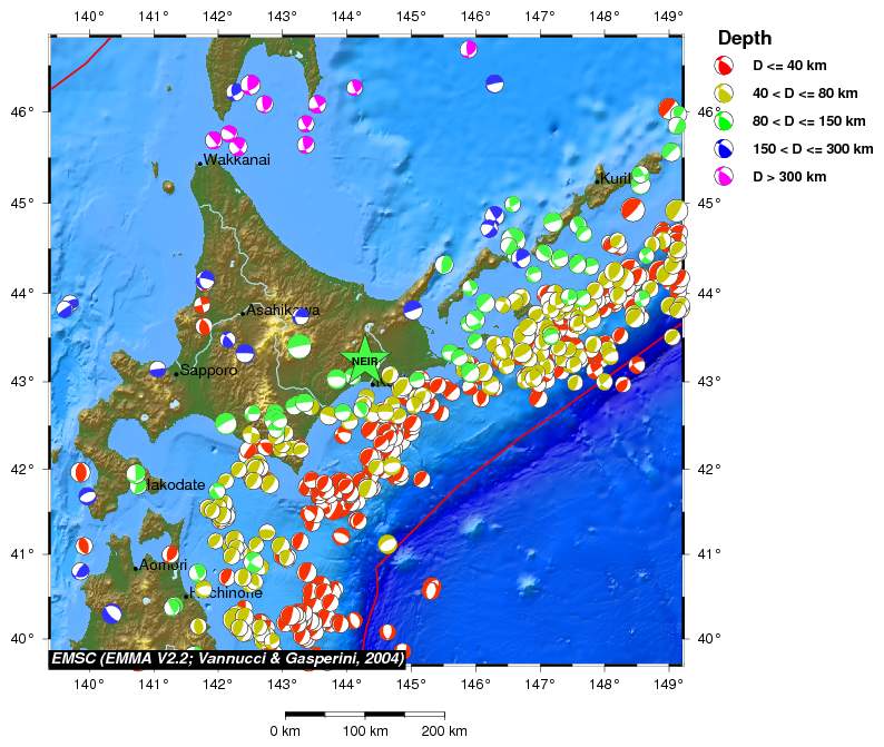 Regional moment Tensor