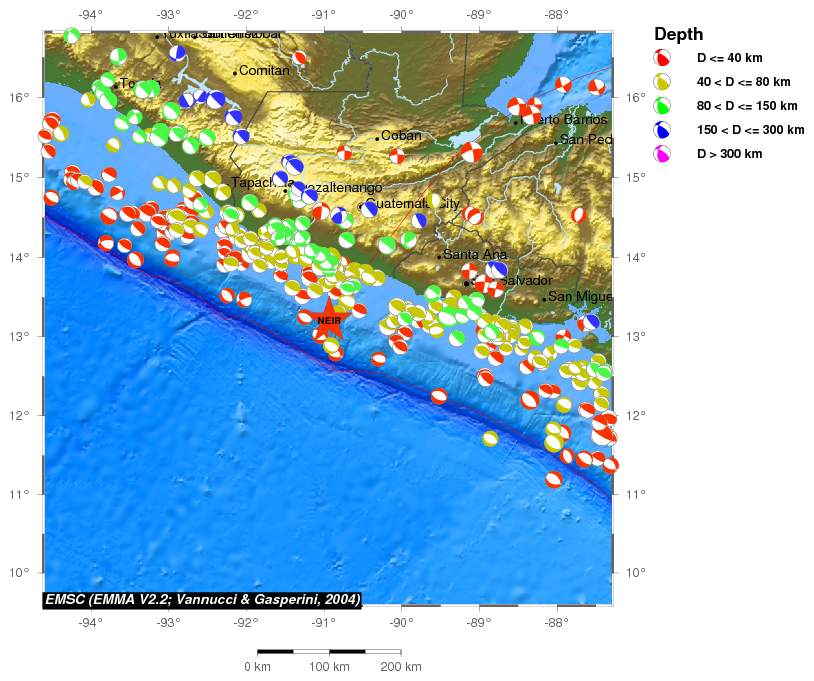 Regional moment Tensor