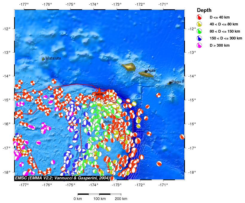 Regional moment Tensor