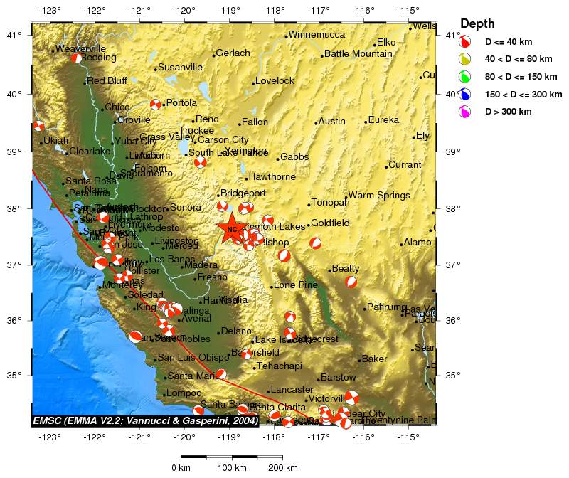 Regional moment Tensor