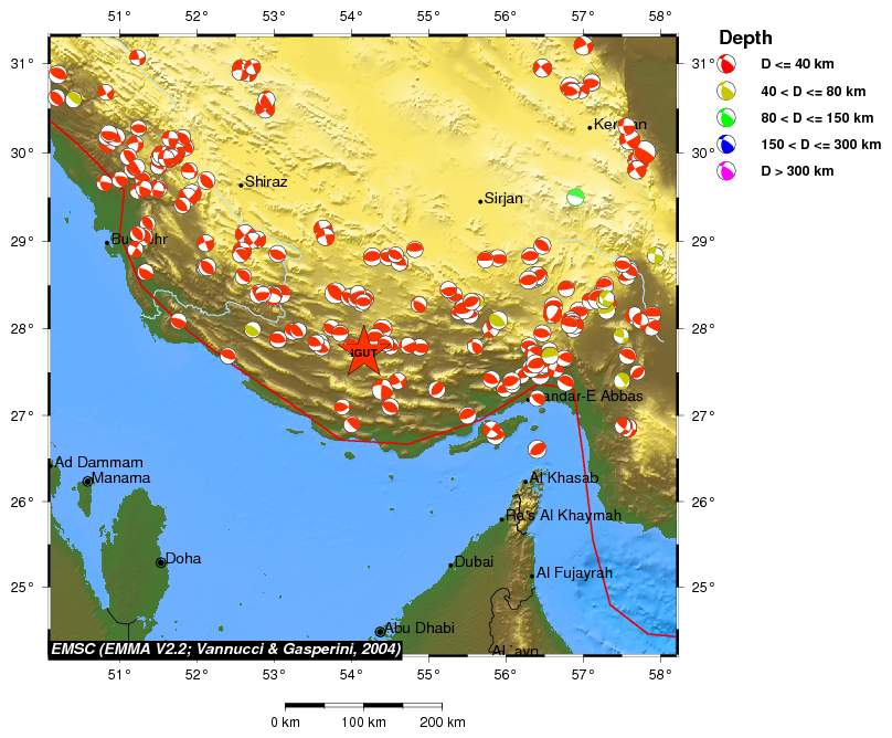 Regional moment Tensor