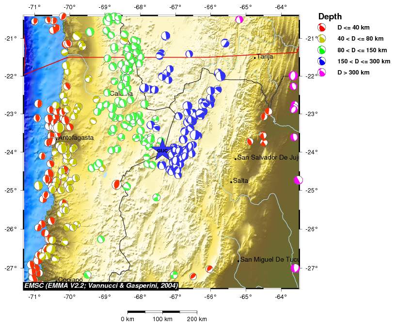 Regional moment Tensor