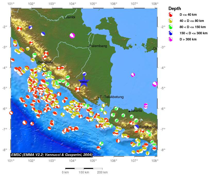 Regional moment Tensor