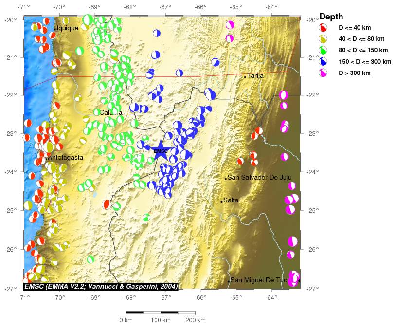 Regional moment Tensor