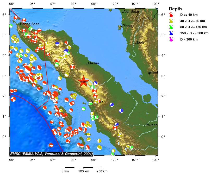 Regional moment Tensor