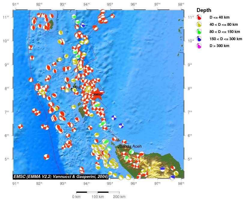 Regional moment Tensor
