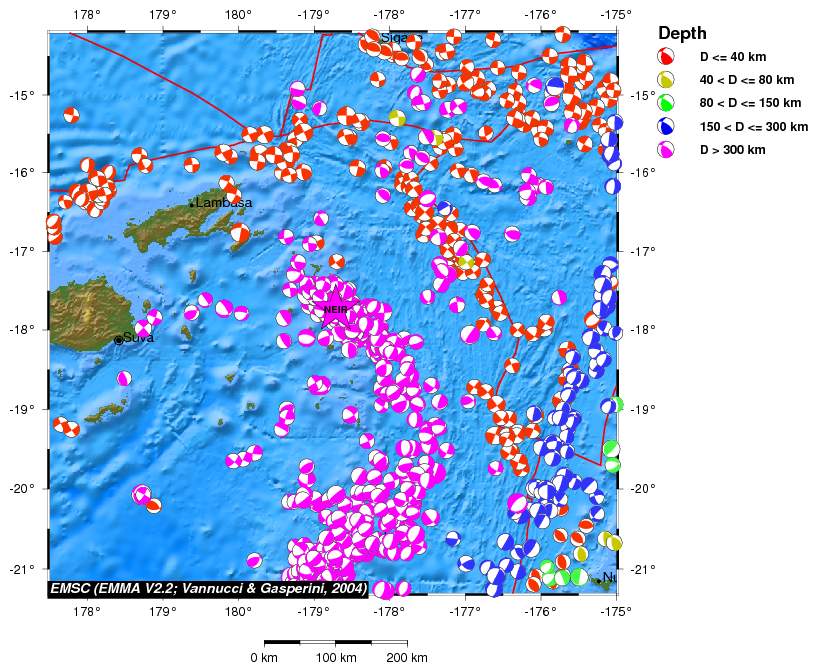 Regional moment Tensor
