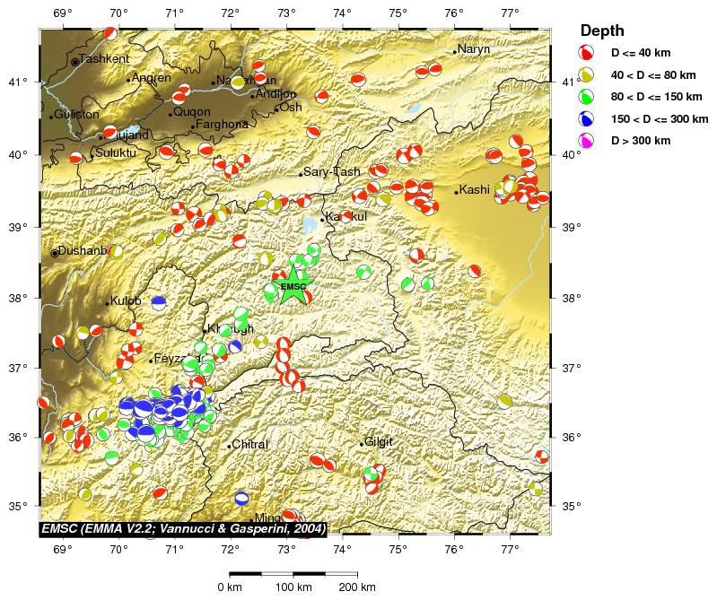 Regional moment Tensor