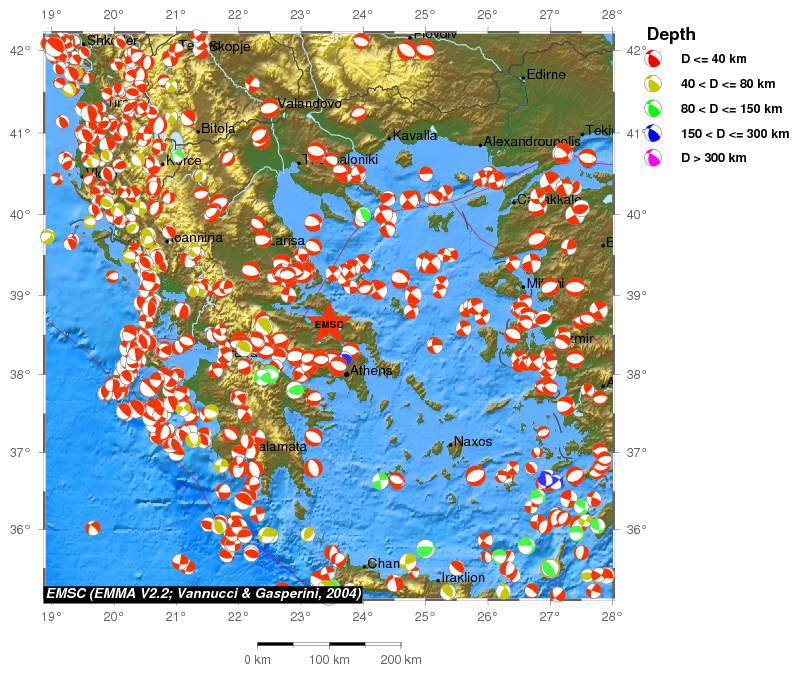 Regional moment Tensor