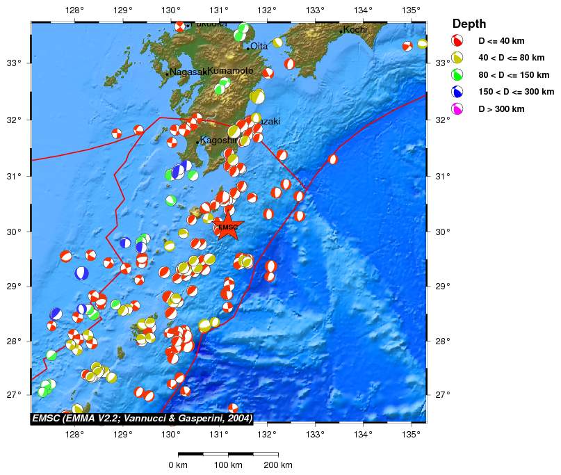 Regional moment Tensor