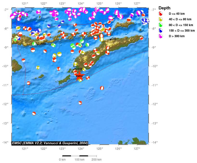 Regional moment Tensor