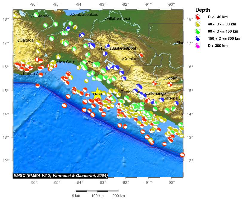 Regional moment Tensor