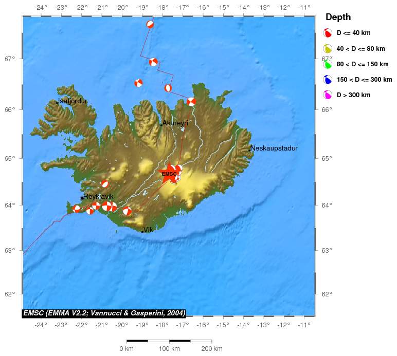 Regional moment Tensor