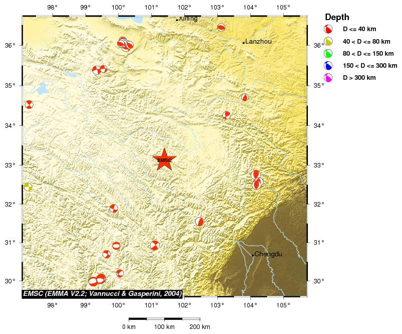 Regional moment Tensor
