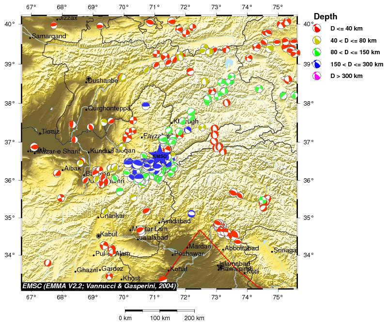 Regional moment Tensor