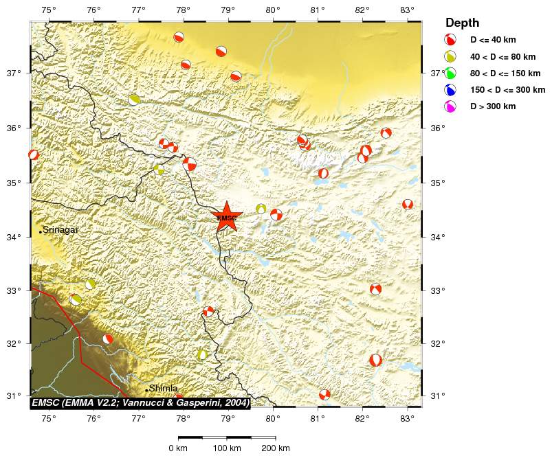 Regional moment Tensor