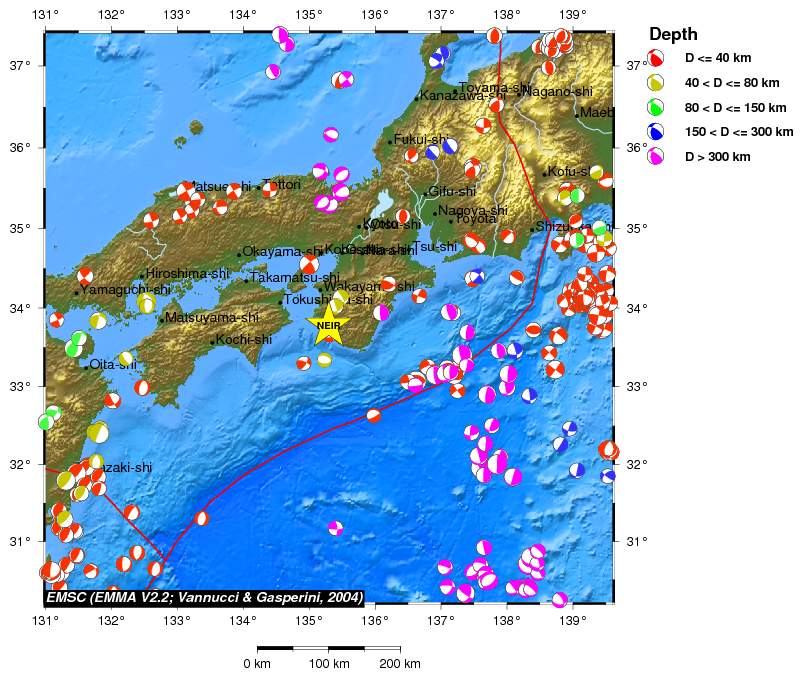 Regional moment Tensor