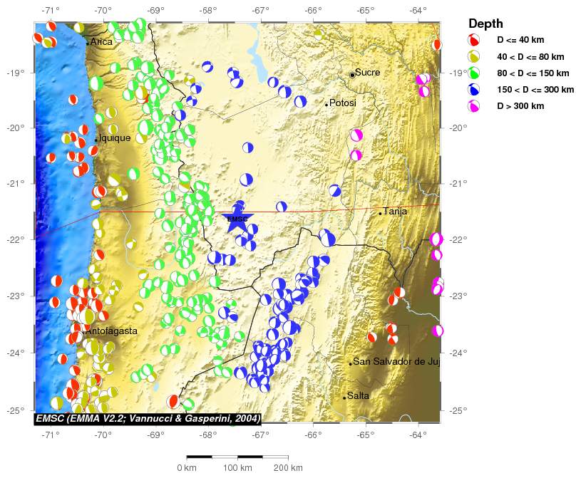 Regional moment Tensor