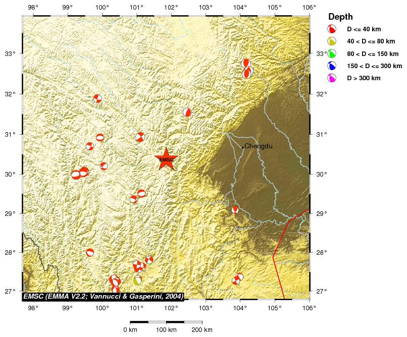 Regional moment Tensor