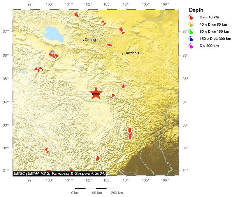 Regional moment Tensor