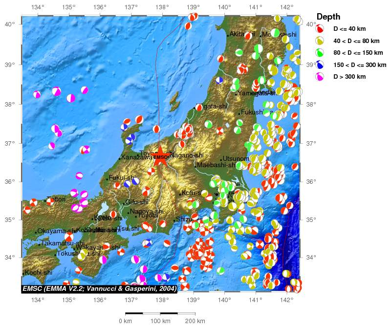 Regional moment Tensor