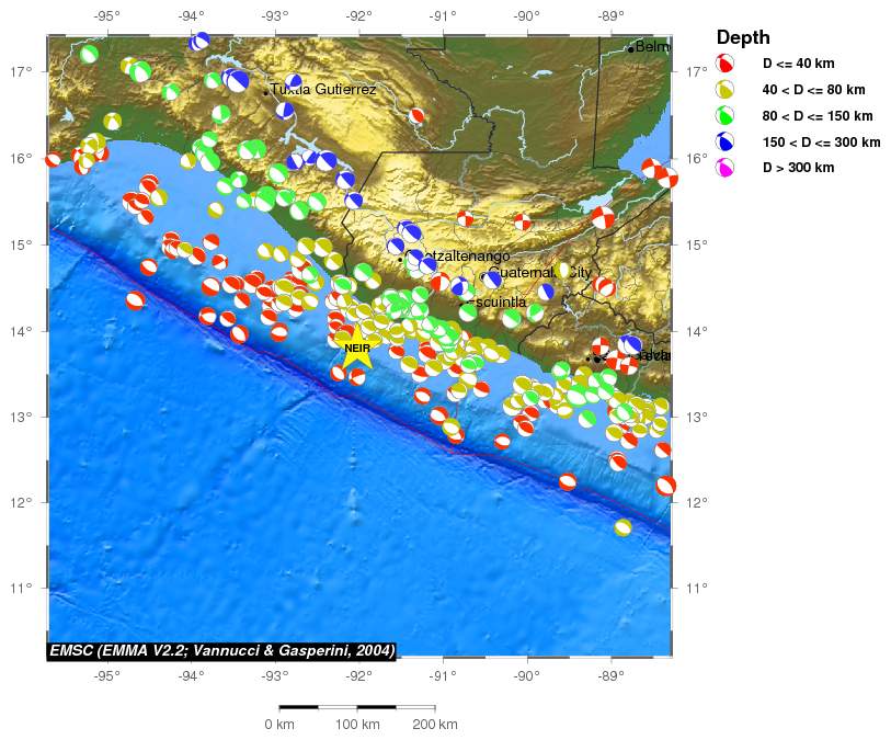 Regional moment Tensor